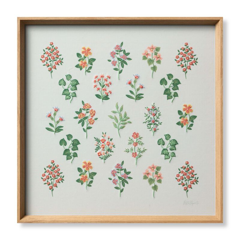 Hawthorne Mint Multi 2'1"x2'1" Wall Art